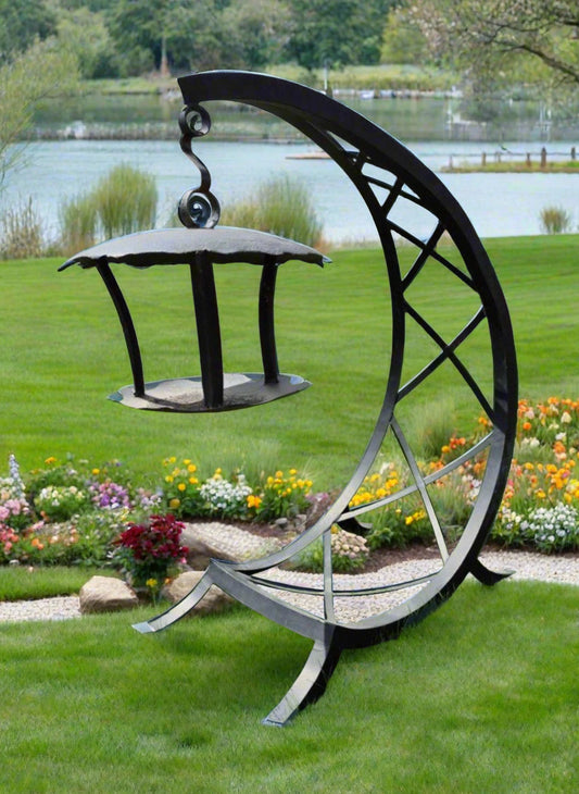 Crescent Collection Outdoor Lawn Sculpture Center Piece