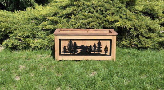 Western Cedar planter box