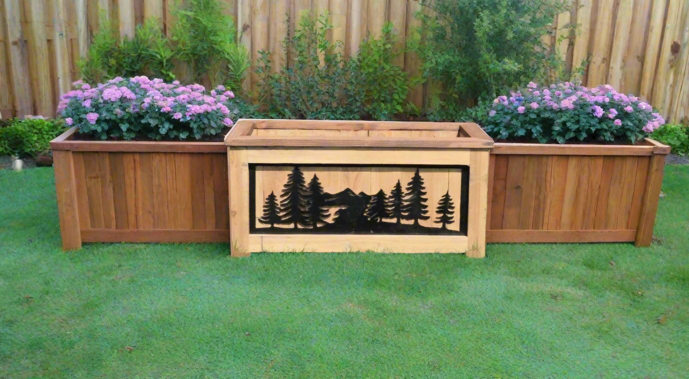 Western Cedar planter box