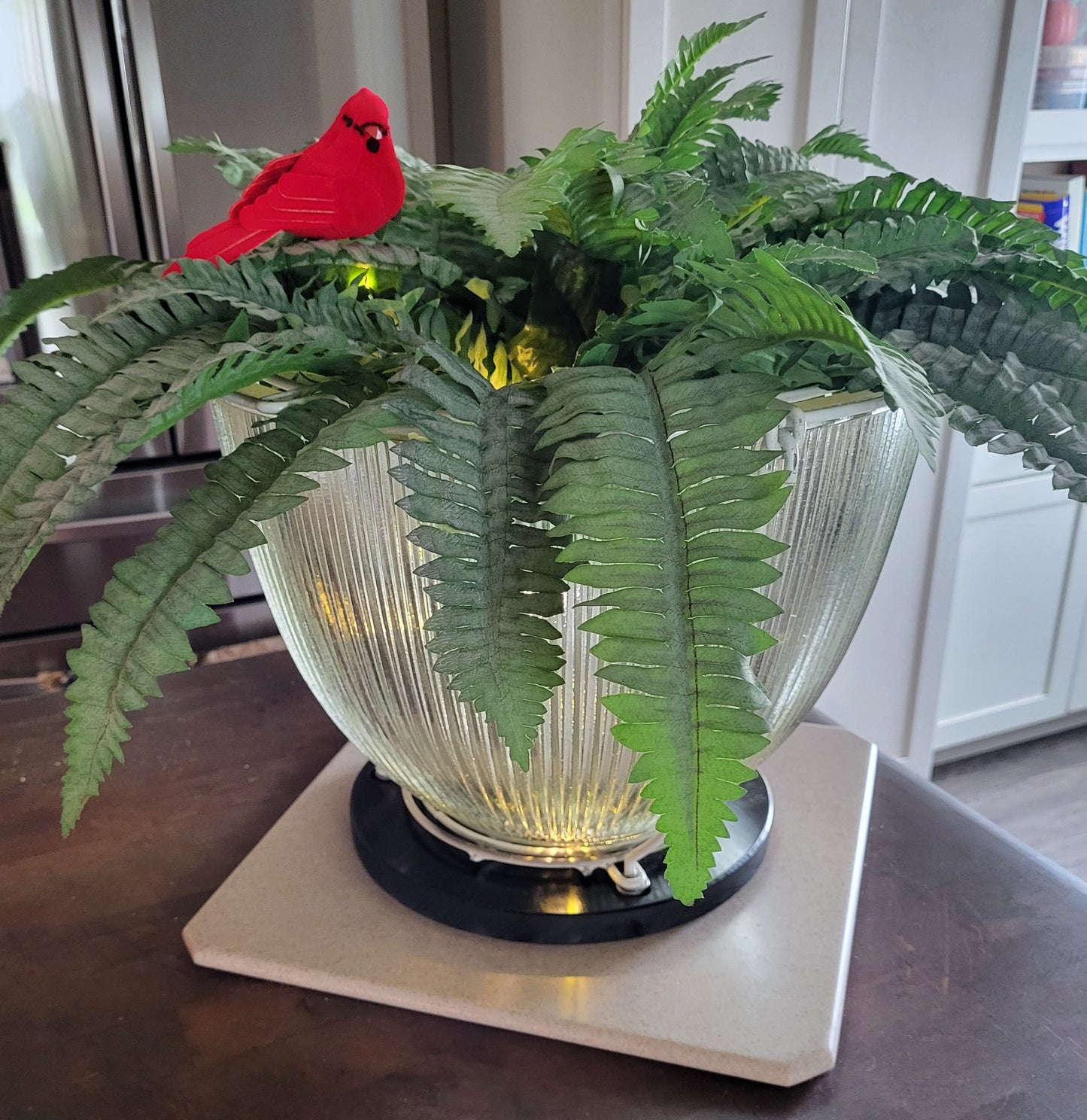 Heavy Glass Light Fixture