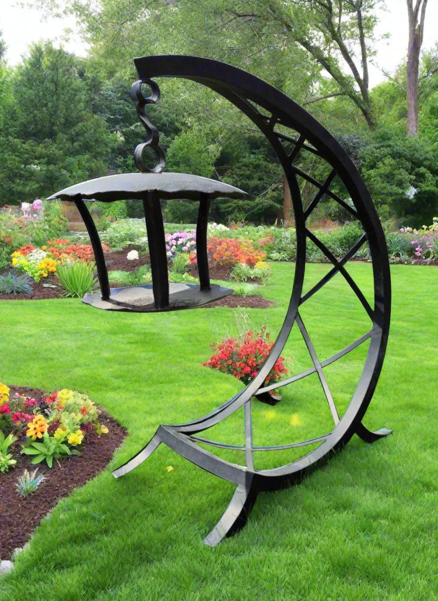 Crescent Collection Outdoor Lawn Sculpture Center Piece